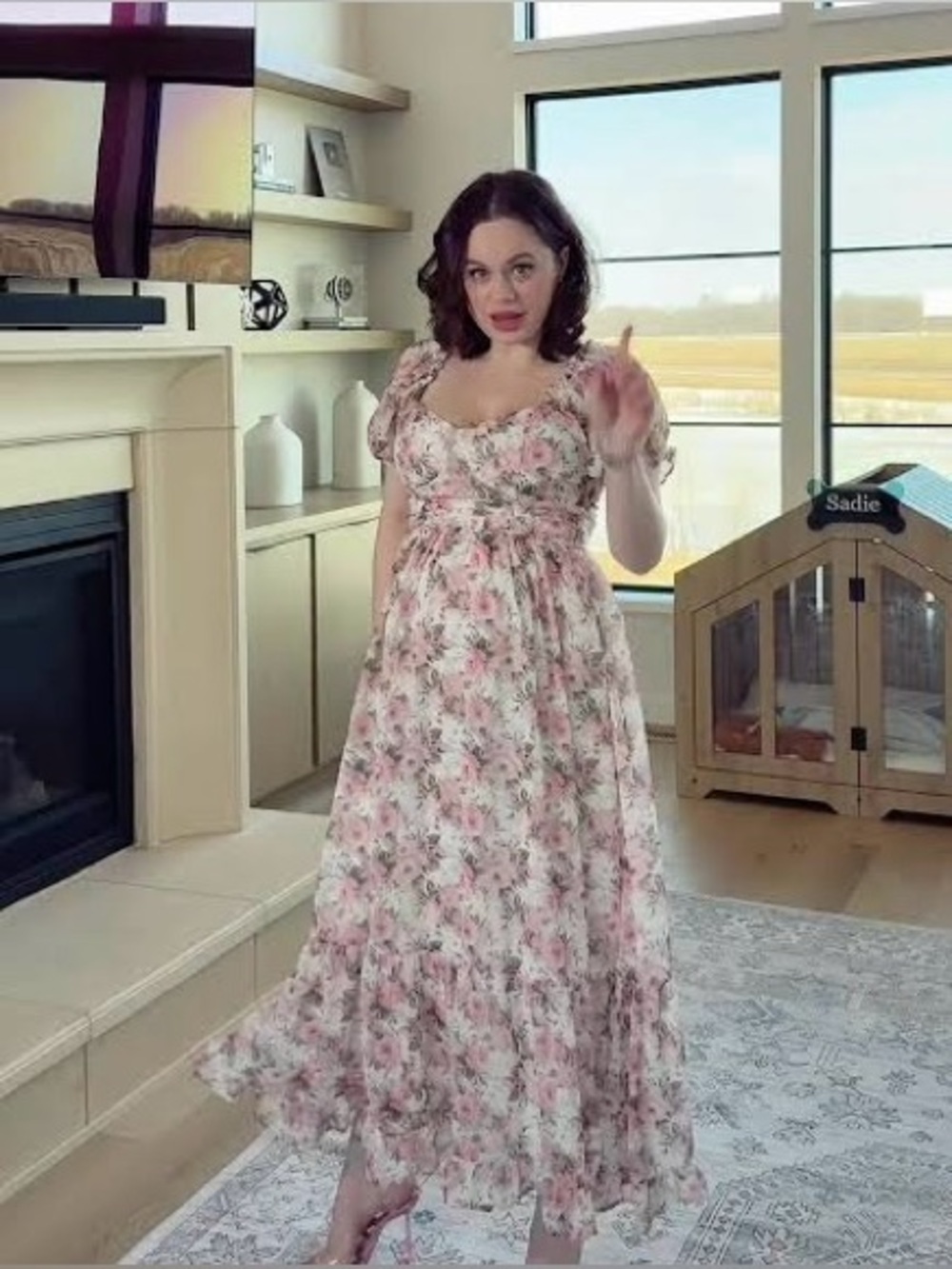 Ivy City Co Beloved Dress in Floral Size 2